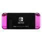 eXtremeRate Replacement Full Set Shell Case with Buttons for Joycon of NS Switch - Chrome Pink Glossy