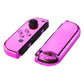 eXtremeRate Replacement Full Set Shell Case with Buttons for Joycon of NS Switch - Chrome Pink Glossy