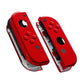 eXtremeRate Replacement Full Set Shell Case with Buttons for Joycon of NS Switch - Chrome Red