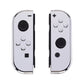 eXtremeRate Replacement Full Set Shell Case with Buttons for Joycon of NS Switch - Chrome Silver