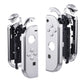 eXtremeRate Replacement Full Set Shell Case with Buttons for Joycon of NS Switch - Chrome Silver