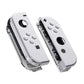 eXtremeRate Replacement Full Set Shell Case with Buttons for Joycon of NS Switch - Chrome Silver