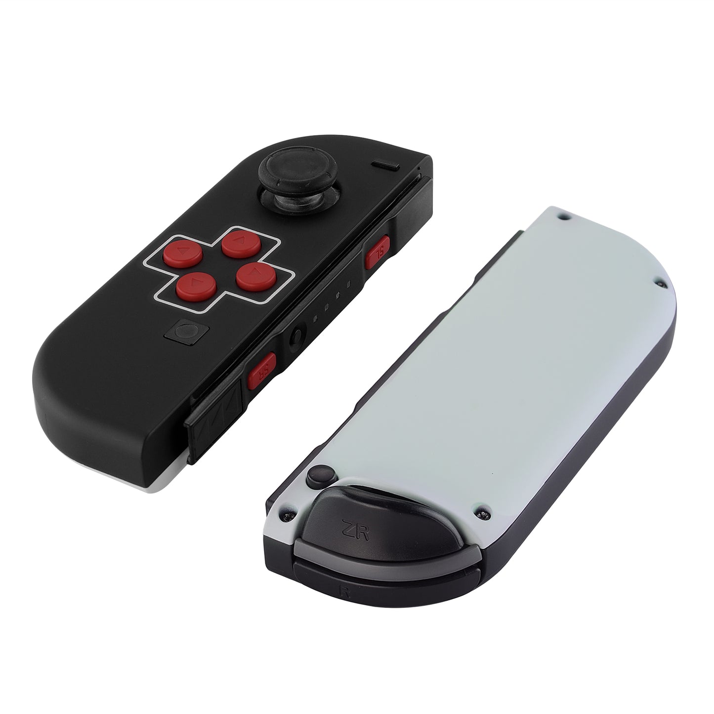 eXtremeRate Replacement Full Set Shell Case with Buttons for Joycon of NS Switch - Classics NES Style