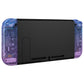 eXtremeRate Replacement Full Set Shell Case with Buttons for Joycon of NS Switch - Glitter Gradient Translucent Bluebell eXtremeRate