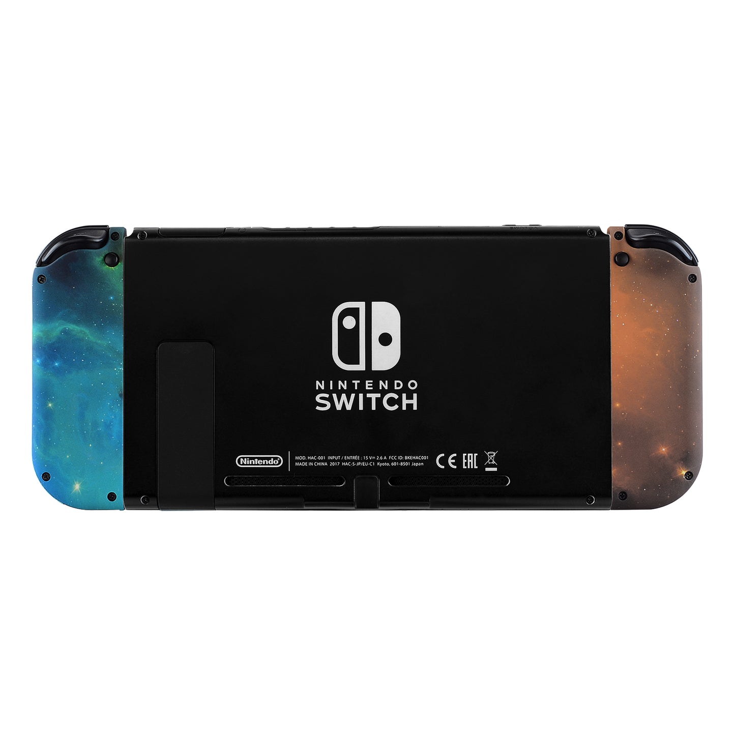 eXtremeRate Replacement Full Set Shell Case with Buttons for Joycon of NS Switch - Gold Star Universe