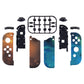 eXtremeRate Replacement Full Set Shell Case with Buttons for Joycon of NS Switch - Gold Star Universe