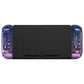 eXtremeRate Replacement Full Set Shell Case with Buttons for Joycon of NS Switch - Gradient Translucent Bluebell