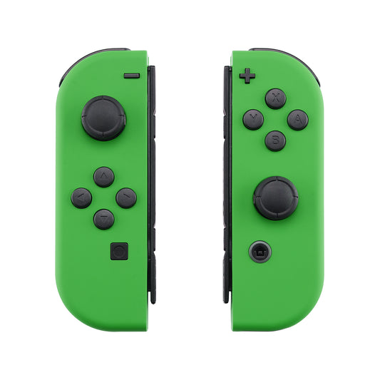 eXtremeRate Replacement Full Set Shell Case with Buttons for Joycon of NS Switch - Green