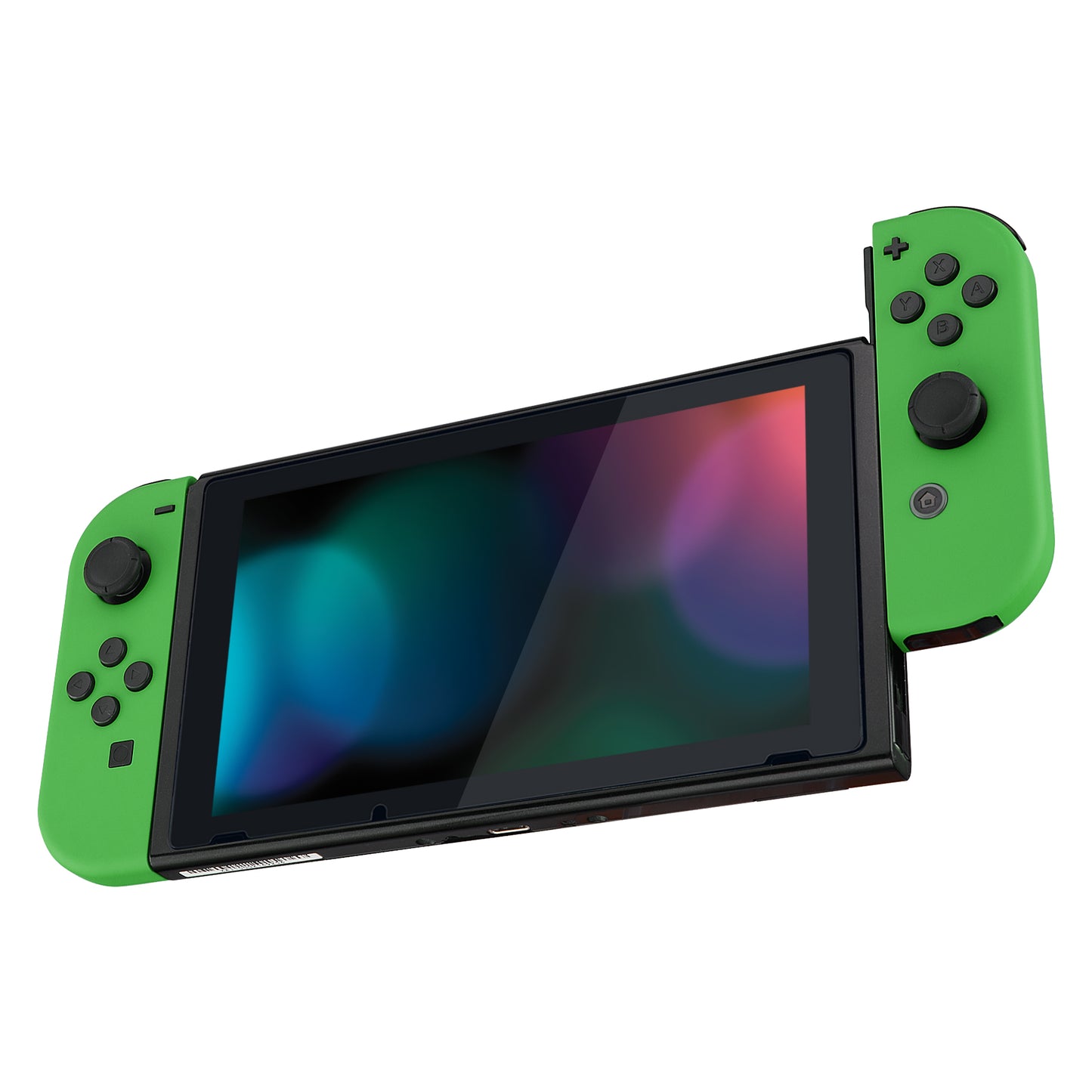 eXtremeRate Replacement Full Set Shell Case with Buttons for Joycon of NS Switch - Green