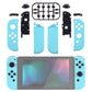 eXtremeRate Replacement Full Set Shell Case with Buttons for Joycon of NS Switch - Heaven Blue