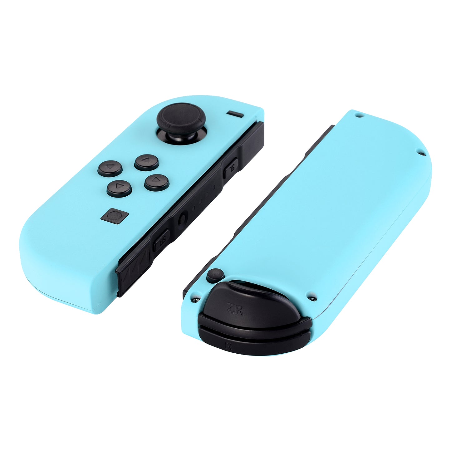 eXtremeRate Replacement Full Set Shell Case with Buttons for Joycon of NS Switch - Heaven Blue