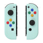 eXtremeRate Replacement Full Set Shell Case with Buttons for Joycon of NS Switch - Light Cyan