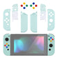 eXtremeRate Replacement Full Set Shell Case with Buttons for Joycon of NS Switch - Light Cyan