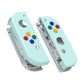 eXtremeRate Replacement Full Set Shell Case with Buttons for Joycon of NS Switch - Light Cyan