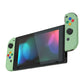 eXtremeRate Replacement Full Set Shell Case with Buttons for Joycon of NS Switch - Matcha Green