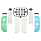 eXtremeRate Replacement Full Set Shell Case with Buttons for Joycon of NS Switch - Mint Green & Heaven Blue