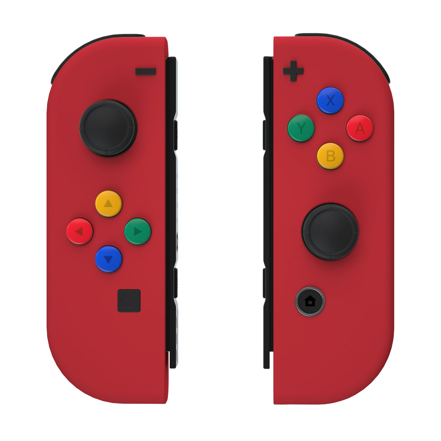 eXtremeRate Replacement Full Set Shell Case with Buttons for Joycon of NS Switch - Passion Red