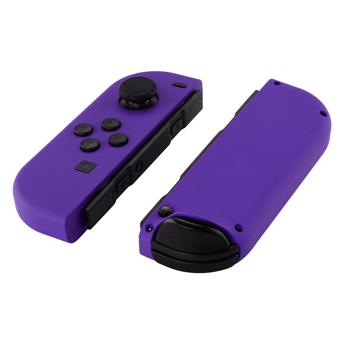 eXtremeRate Replacement Full Set Shell Case with Buttons for Joycon of NS Switch - Purple