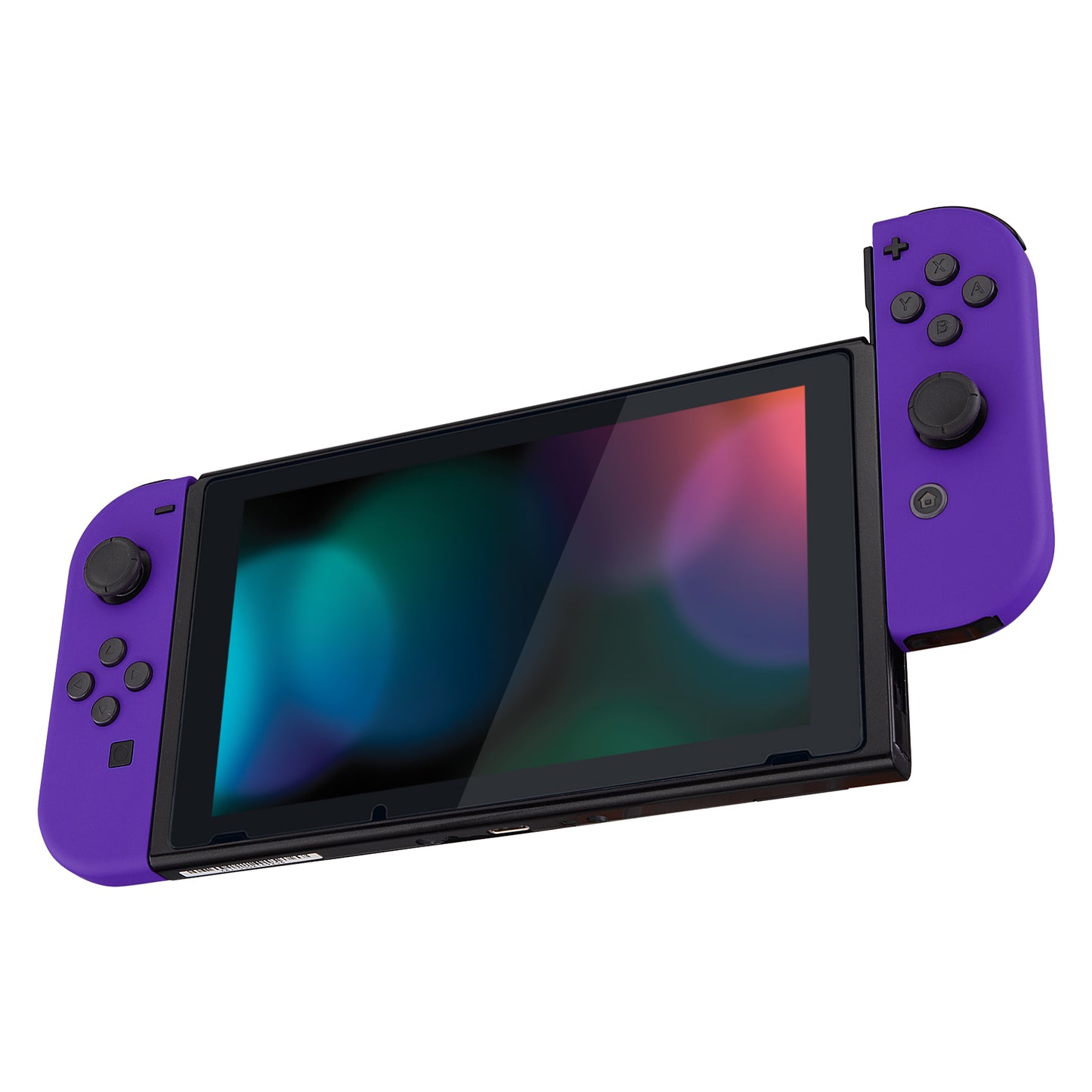 eXtremeRate Replacement Full Set Shell Case with Buttons for Joycon of NS Switch - Purple