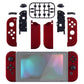 eXtremeRate Replacement Full Set Shell Case with Buttons for Joycon of NS Switch - Scarlet Red