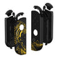 eXtremeRate Replacement Full Set Shell Case with Buttons for Joycon of NS Switch - The Great GOLDEN Wave Off Kanagawa - Black