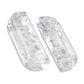 eXtremeRate Replacement Full Set Shell Case with Buttons for Joycon of NS Switch - Transparent Clear