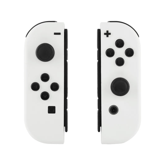 eXtremeRate Replacement Full Set Shell Case with Buttons for Joycon of NS Switch - White