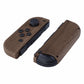 eXtremeRate Replacement Full Set Shell Case with Buttons for Joycon of NS Switch - Wood Grain