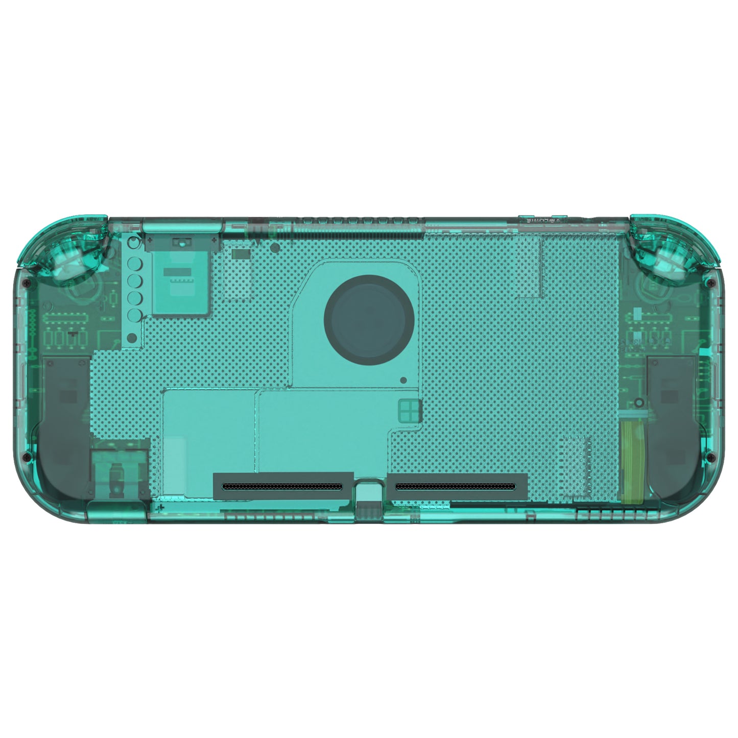 eXtremeRate Replacement Full Set Shells with Button Kit & Screen Protector for Nintendo Switch Lite - Crystal Emerald Green