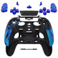 eXtremeRate Replacement Full Set Shells with Buttons Compatible with PS5 Edge Controller - Blue Flame