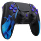 eXtremeRate Replacement Full Set Shells with Buttons Compatible with PS5 Edge Controller - Blue Flame