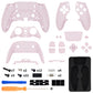 eXtremeRate Replacement Full Set Shells with Buttons Compatible with PS5 Edge Controller - Cherry Blossoms Pink