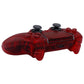 eXtremeRate Replacement Full Set Shells with Buttons Compatible with PS5 Edge Controller - Clear Red