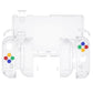 eXtremeRate Replacement Full Set Shells with Buttons for Nintendo Switch - Crystal Clear