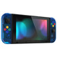 eXtremeRate Replacement Full Set Shells with Buttons for Nintendo Switch - Crystal Clear Blue eXtremeRate