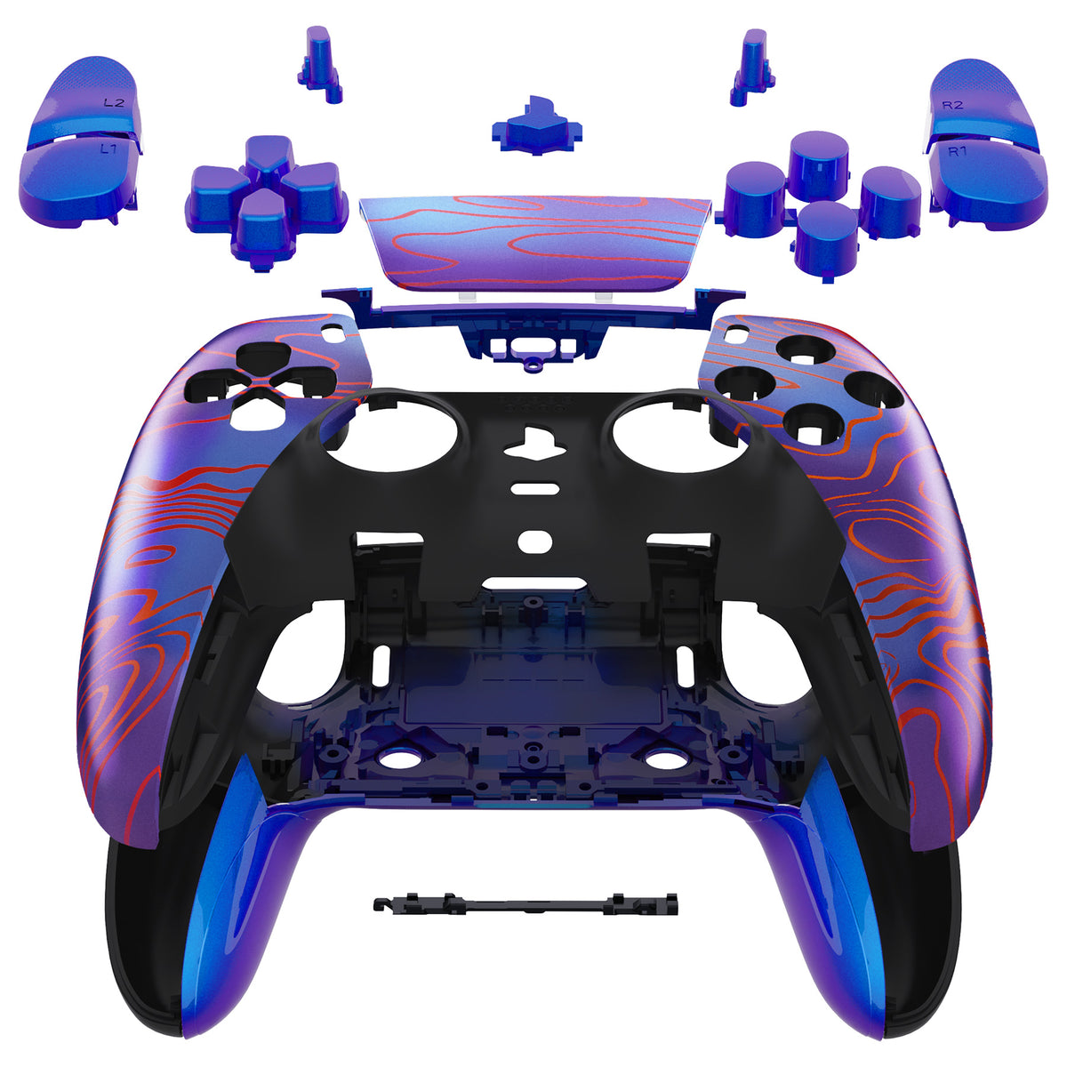 Ps5 Controller Custom Shell eXtremeRate Damascuscamo Full Set Housing Shell with Buttons Touchpad ...