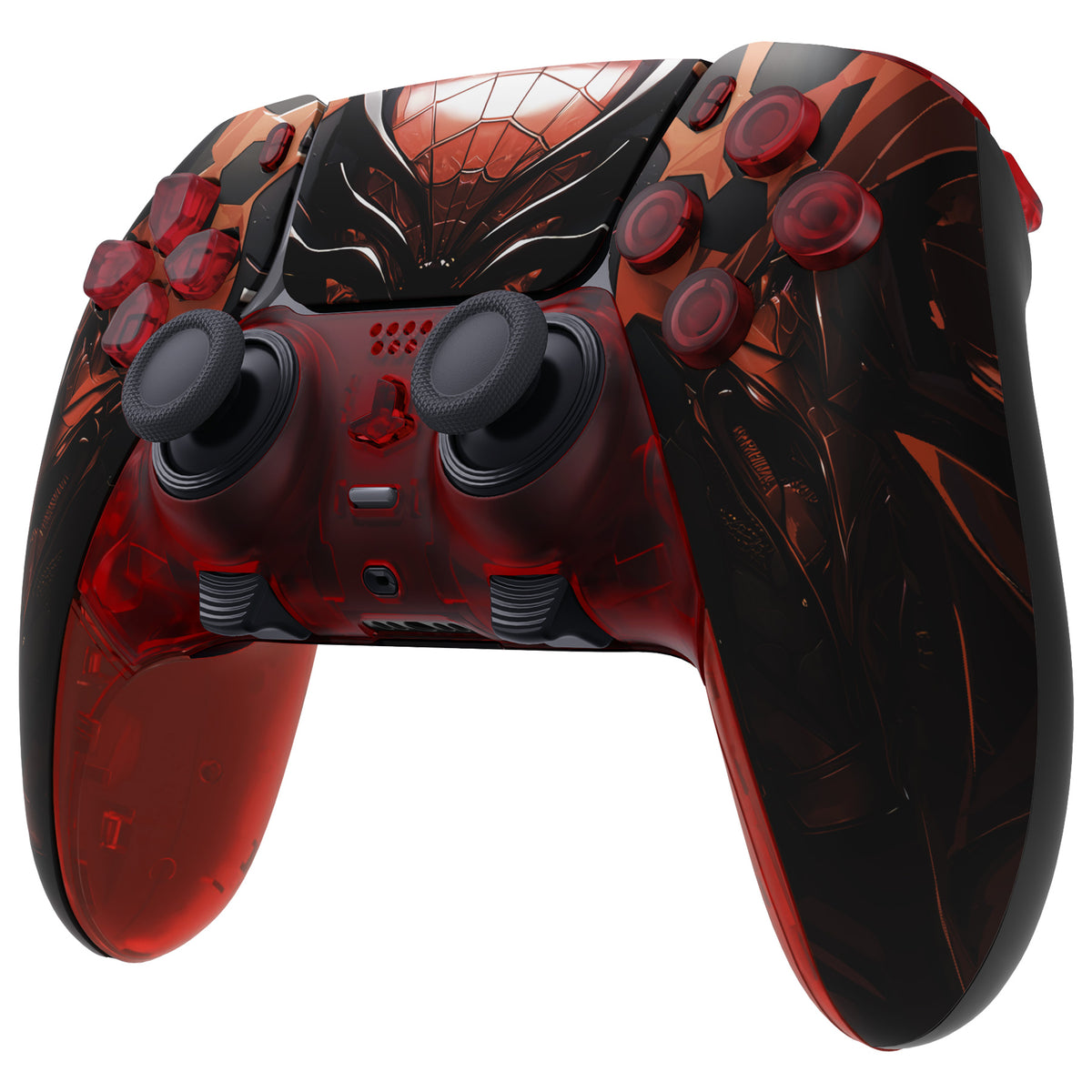 Ps5 Controller Custom Shell eXtremeRate Spider Armor Full Set Housing Shell with Buttons Touchpad ...