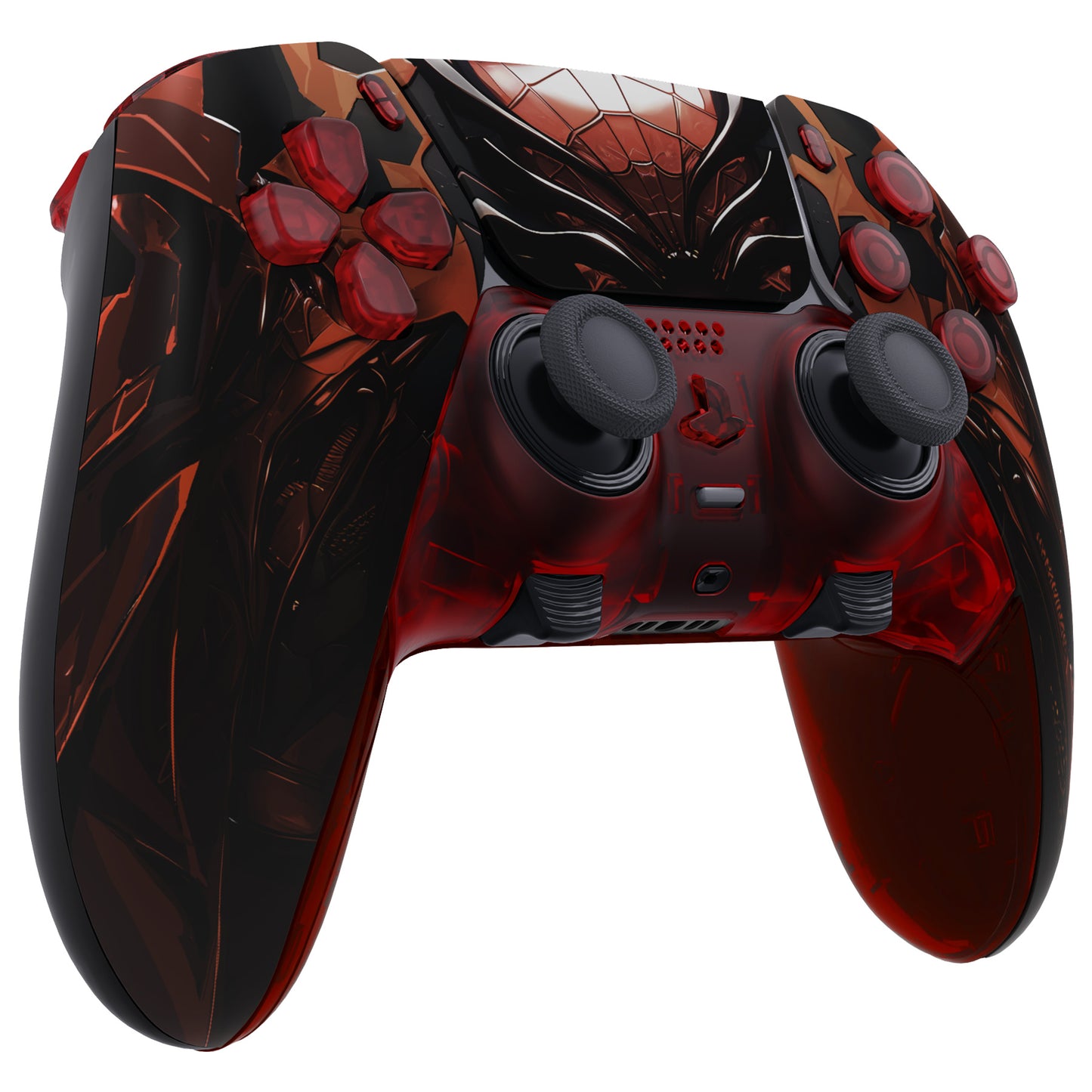 eXtremeRate Replacement Full Set Shells with Buttons Compatible with PS5 Edge Controller - Spider Armor