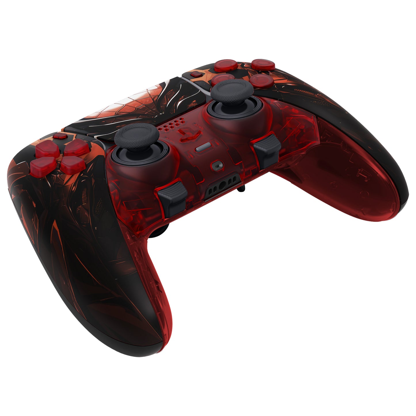 eXtremeRate Replacement Full Set Shells with Buttons Compatible with PS5 Edge Controller - Spider Armor