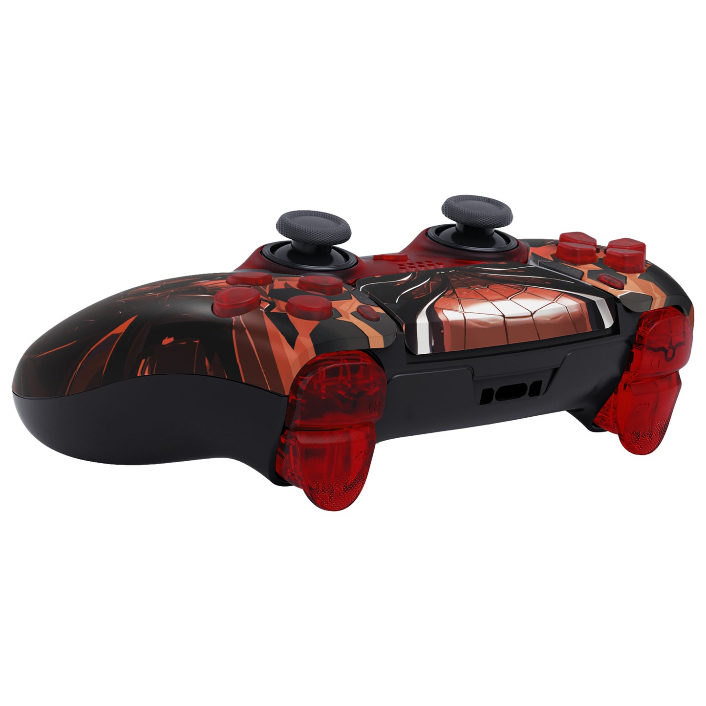 eXtremeRate Replacement Full Set Shells with Buttons Compatible with PS5 Edge Controller - Spider Armor