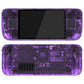 eXtremeRate Replacement Full Set Shell with Buttons for Steam Deck OLED - Clear Atomic Purple