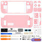 eXtremeRate Replacement Full Set Shell with Buttons for Steam Deck OLED - Pale Red