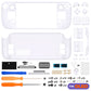 eXtremeRate Replacement Full Set Shell with Buttons for Steam Deck OLED - White