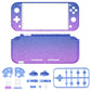 eXtremeRate Replacement Housing Shell for with Screen Protector for Nintendo Switch Lite - Glitter Gradient Translucent Bluebell eXtremeRate