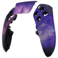 eXtremeRate Replacement Left Right Front Housing Shell with Touchpad Compatible with PS5 Edge Controller - Nebula Galaxy eXtremeRate