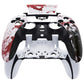 eXtremeRate Replacement Left Right Front Housing Shell with Touchpad Compatible with PS5 Edge Controller - Blood Zombie