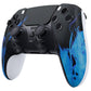 eXtremeRate Replacement Left Right Front Housing Shell with Touchpad Compatible with PS5 Edge Controller - Blue Flame