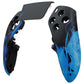 eXtremeRate Replacement Left Right Front Housing Shell with Touchpad Compatible with PS5 Edge Controller - Blue Flame