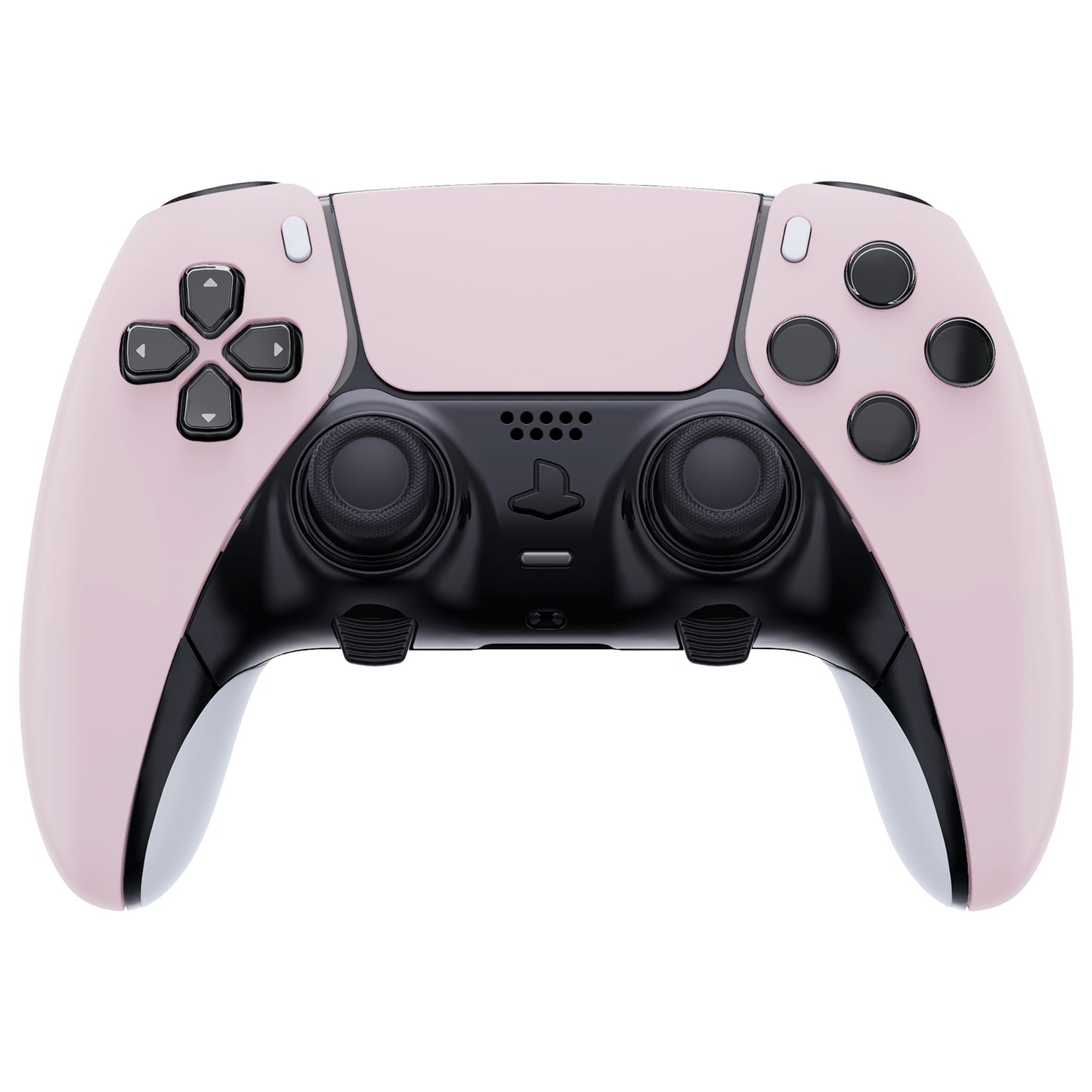 eXtremeRate Replacement Left Right Front Housing Shell with Touchpad Compatible with PS5 Edge Controller - Cherry Blossoms Pink