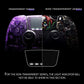 eXtremeRate Replacement Left Right Front Housing Shell with Touchpad Compatible with PS5 Edge Controller - Scary Party